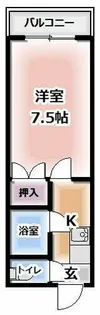 ハイツRICO【3階】の間取り