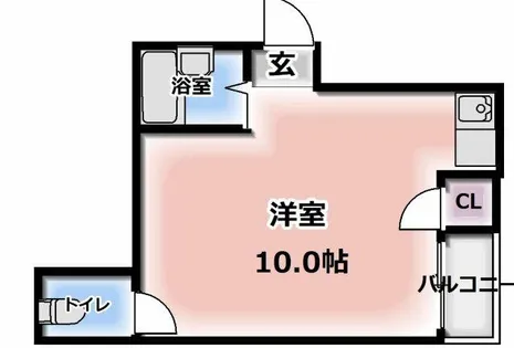 グリーンパーク御堂町【1階】の間取り