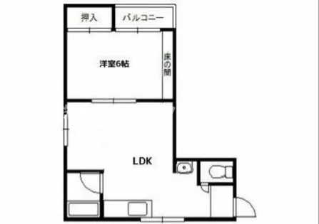 ピュアスモトC棟【5階】の間取り