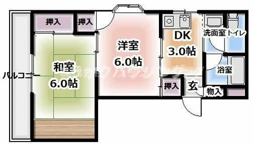レインフォレスト【2階】の間取り