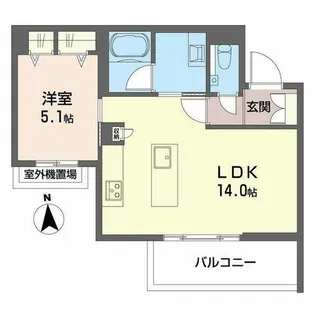 LIV NORITAKE【3階】の間取り