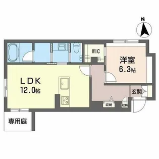 LIV NORITAKE【1階】の間取り