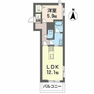 ラックス【3階】の間取り
