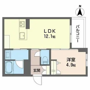 ラックス【2階】の間取り