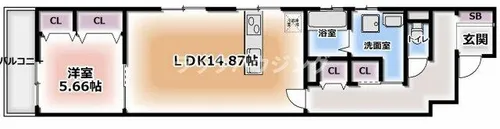 COLORS【2階】の間取り