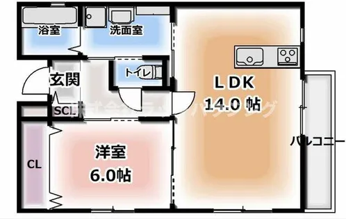 COLORS【2階】の間取り