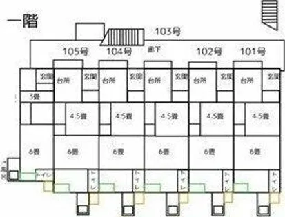 山口文化【1階】の間取り