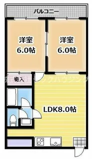 大阪府寝屋川市桜木町【マンション】の間取り