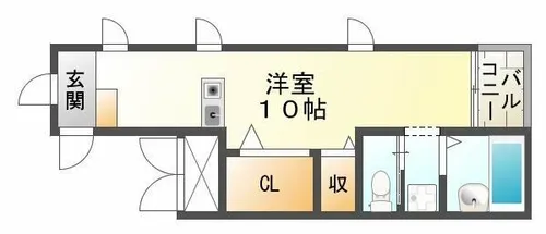 リブラブウエスト神戸【4階】の間取り