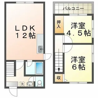 兵庫県明石市東野町【一戸建】の間取り
