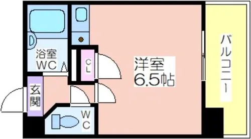 シャルマンフジ住吉弐番館【201号室】の間取り