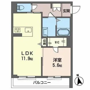 BEREO NANKAIWAKAYAMACITY【0301号室】の間取り