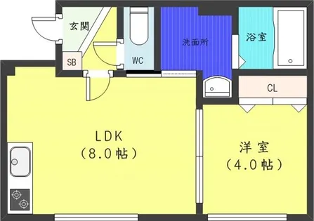 ラフィーネ西町北【3階】の間取り