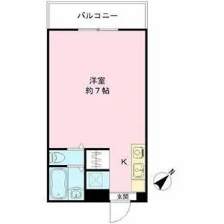 プレジール有瀬【321号室】の間取り