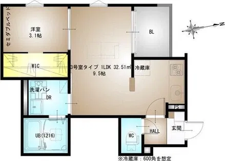 REGALEST Station side【1階】の間取り