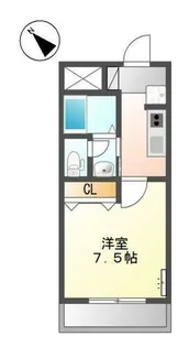 ロイヤルコーポ【2階】の間取り