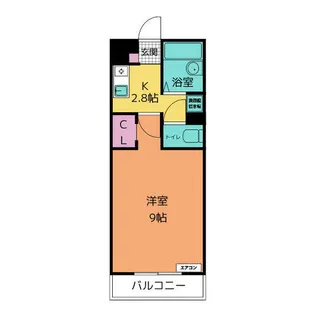 アップルヒルズ 2【4階】の間取り