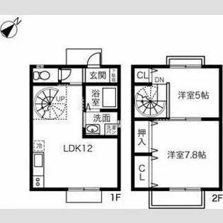 bloomcourt【1階】の間取り