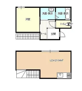 福岡県飯塚市伊岐須【一戸建】の間取り