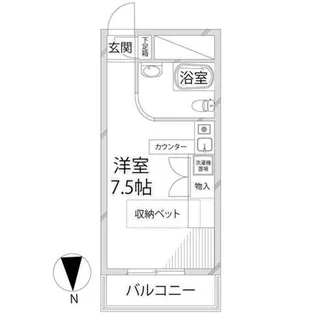 ラ・パルフェ・ド・アフェール【903号室】の間取り