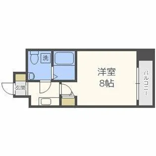 SERENiTE北浜【12階】の間取り