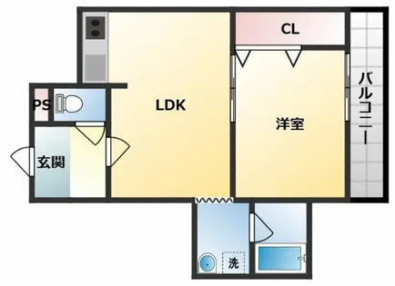 309プラザ【5階】の間取り
