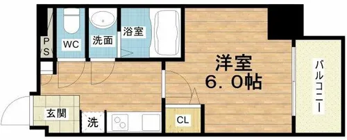 Le-Bear天王寺東【7階】の間取り