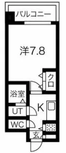 ルミエール野田阪神【7階】の間取り
