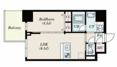 S-RESIDENCE福島diverse【6階】の間取り