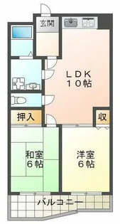アングラーダム【2階】の間取り