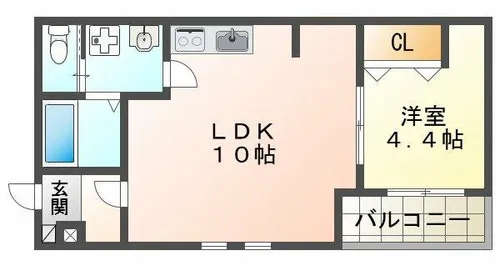 ALEGRIA垂水【3階】の間取り