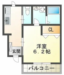 グッドハイム【1階】の間取り