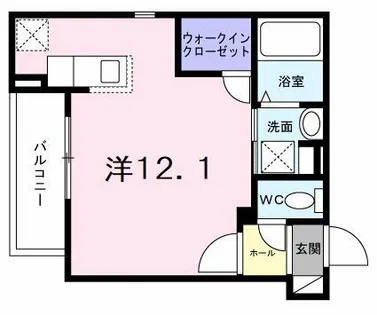 ヒカルサ神戸王塚台Ⅰ【2階】の間取り