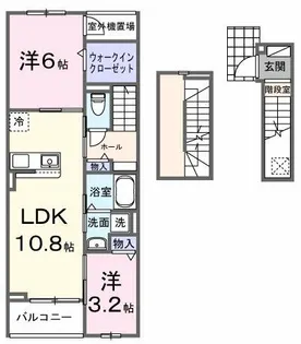 サンフラワー【3階】の間取り