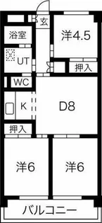 大椿ビルIII【1階】の間取り