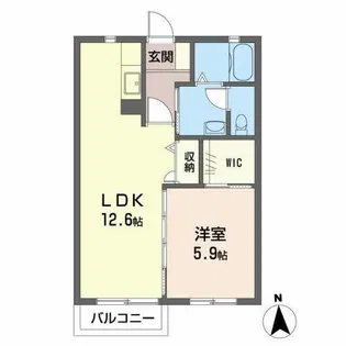 ルイ シャトー【2階】の間取り