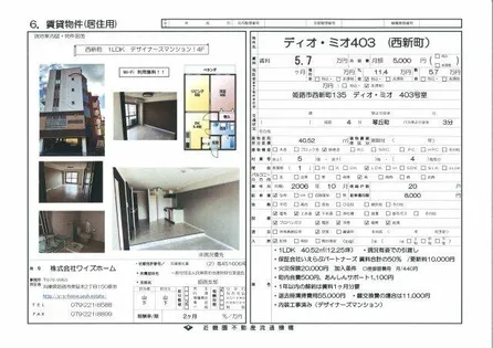 ディオ・ミオ403【4階】の間取り