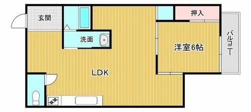 有栄ビル【2階】の間取り