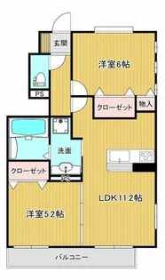 ボヌールメゾン【1階】の間取り