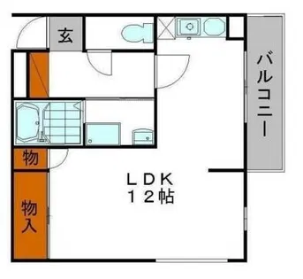 パークサイド姫路【4階】の間取り