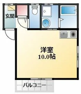 大阪府豊中市中桜塚1丁目【アパート】の間取り