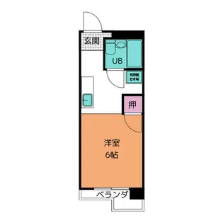 マンション松井【5階】の間取り