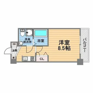 セレニテ甲子園Ⅱ【3階】の間取り