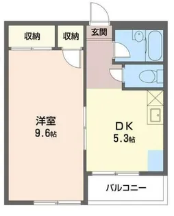 グリーンバード2【1階】の間取り