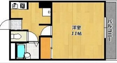 ラフェスタ加東【2階】の間取り