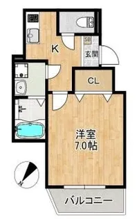 ALEGRIA姫路東【204号室】の間取り