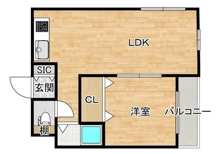 シャトルⅡ【2階】の間取り