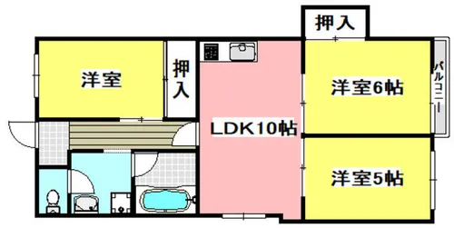 ナンノ第13号館【201号室】の間取り