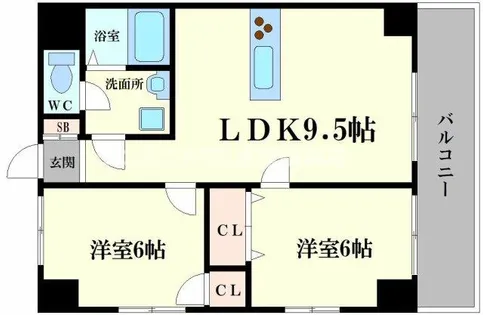 アルカディアイン【4階】の間取り