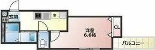 ALEGRIA加島【2階】の間取り